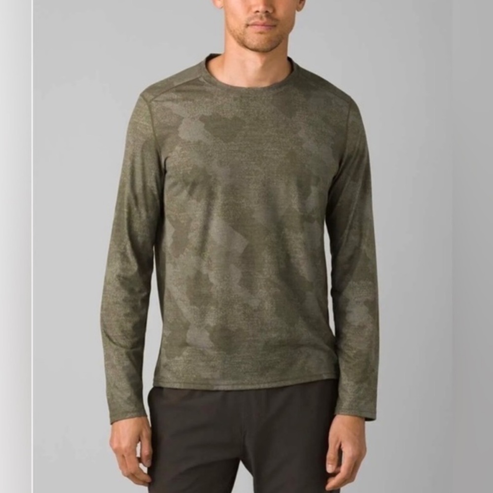 Prana Breathe Prospect Heights Rye Harbor Camo Shirt